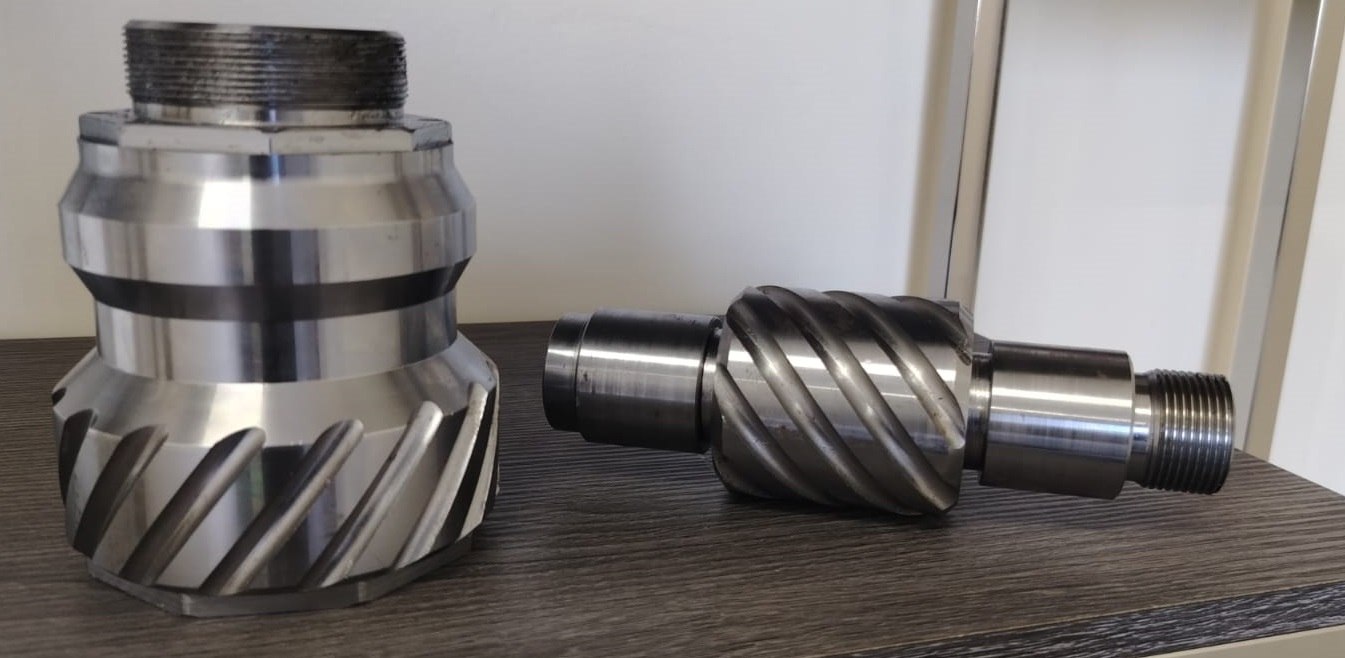 Spline gear profile machining
